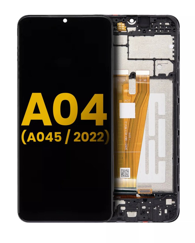 Display LCD completo con Frame per Samsung Galaxy A04 (A045 / 2022) (Refurbished) (tutti i colori)