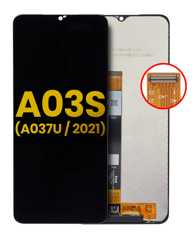 Display LCD completo senza Frame per Samsung Galaxy A03s (A037U / 2021) (US Version) (Refurbished) (tutti i colori)