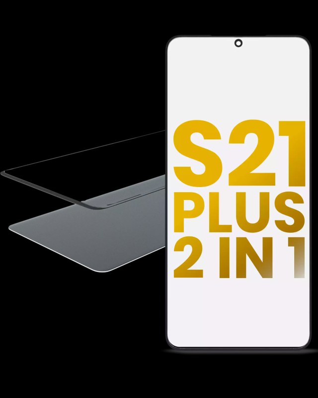 2 in 1 Vetro frontale con OCA preinstallato per Samsung Galaxy S21 Plus