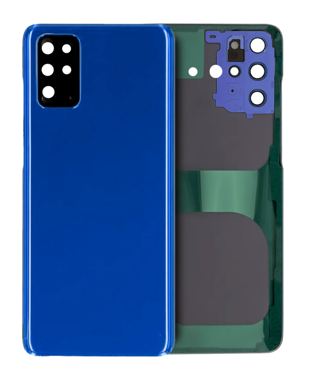 vetro cover posteriore con Vetro fotocamera per Samsung Galaxy S20 Plus (Service Pack) (Aura Blu)