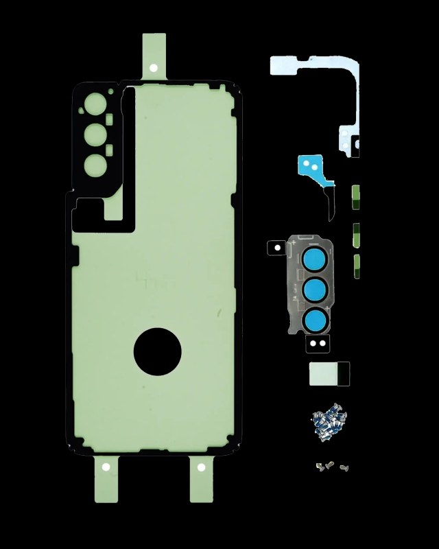 adesivo per cover posteriore con Re-Work Kit per Samsung Galaxy S21 Plus (Service Pack)