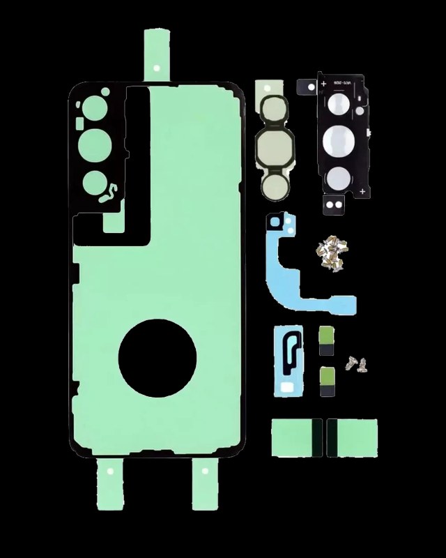 adesivo per cover posteriore con Re-Work Kit per Samsung Galaxy S22 5G (Service Pack)