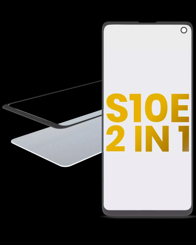 2 in 1 Vetro frontale con OCA preinstallato per Samsung Galaxy S10E