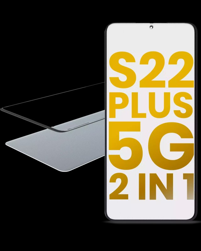 2 in 1 Vetro frontale con OCA preinstallato per Samsung Galaxy S22 Plus 5G