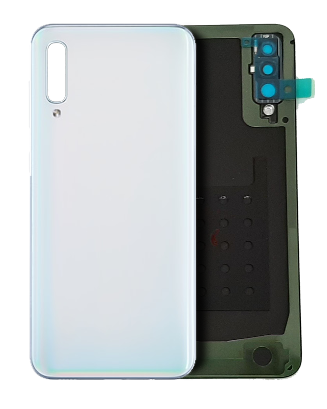 vetro cover posteriore con adesivo per Samsung Galaxy A50 (A505 / 2019) (Generic) (Bianco)