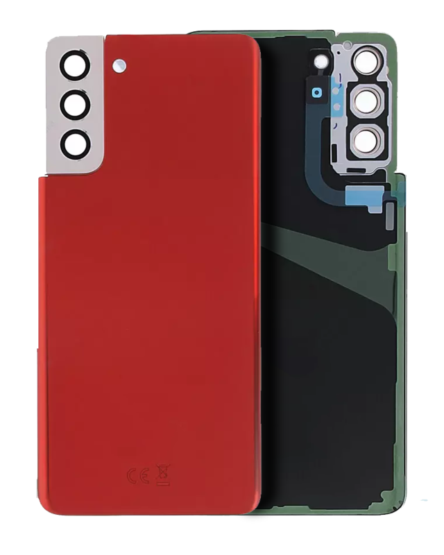 vetro cover posteriore con Vetro fotocamera per Samsung Galaxy S21 Plus 5G (Phantom Rosso)