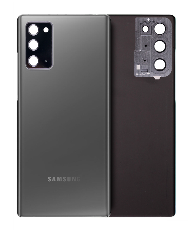 vetro cover posteriore con Vetro fotocamera per Samsung Galaxy Note 20 5G (Service Pack) (Mystic Grigio)