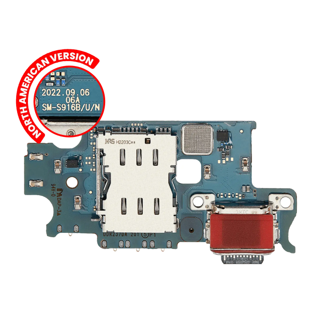 Connettore di ricarica Scheda con Sim Card Reader per Samsung Galaxy S23 Plus 5G (S916U) (US Version) (Premium)