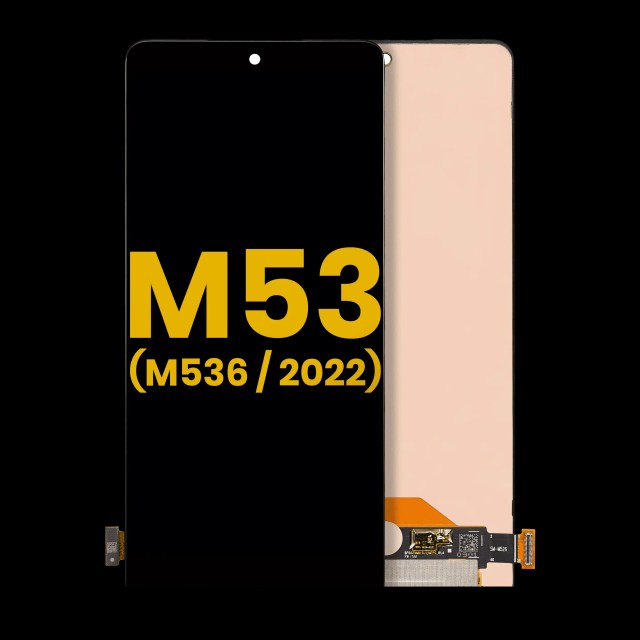 Display OLED completo senza Frame per Samsung Galaxy M53 5G (M536 / 2022) (Refurbished) (tutti i colori)
