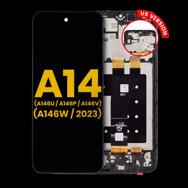 Display LCD completo con Frame per Samsung Galaxy A14 5G (A146U / A146P / A146V / A146W / 2023) (US Version) (Refurbished) (tutti i colori)