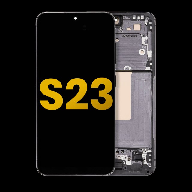 Display OLED completo con Frame per Samsung Galaxy S23 5G (US e International) (Refurbished) (Verde)