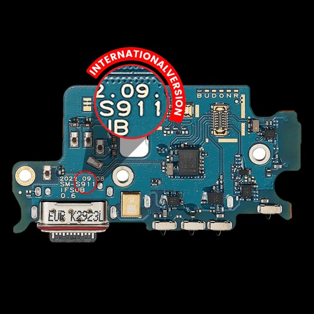 Connettore di ricarica Scheda con Sim Card Reader per Samsung Galaxy S23 5G (S911B) (International Version) (Premium)