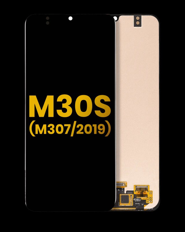 Display OLED completo senza Frame per Samsung Galaxy M30S (M307 / 2019) (Refurbished) (tutti i colori)