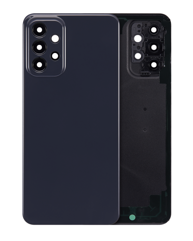 vetro cover posteriore per Samsung Galaxy A23 (A235 / 2022) (Nero)
