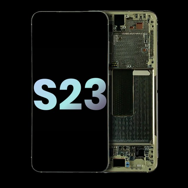 Display OLED completo con Frame per Samsung Galaxy S23 5G (US e International) (Service Pack) (Cream)