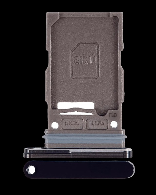 Carrellino SIM singola per Samsung Galaxy Z Fold 4 (F936) (Phantom Nero)