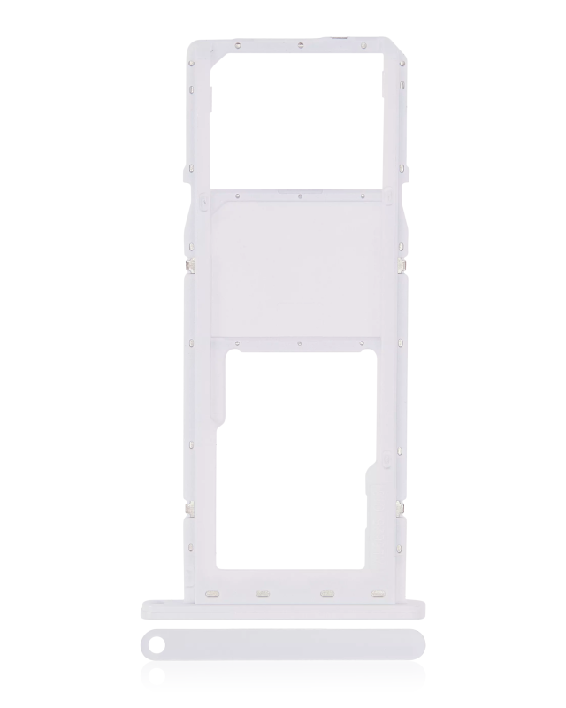 Carrellino SIM singola per Samsung Galaxy A02S (A025 / 2020) / A03 (A035 / 2021) (Bianco)