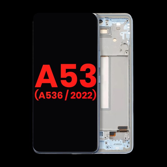 Display OLED completo con Frame per Samsung Galaxy A53 5G ( A536 / 2022) (6.36") (Blu)