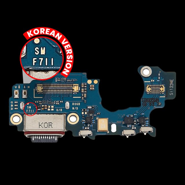 Connettore di ricarica Scheda per Samsung Galaxy Z Flip 3 5G (F711N) (Korean Version) (Premium)