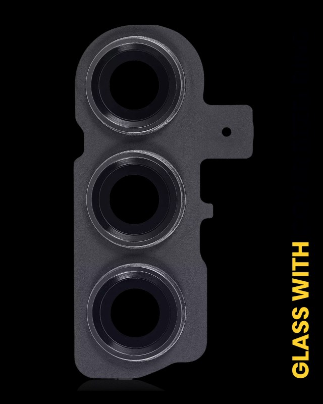 Lente fotocamera posteriore con Cover Cornice Ring per Samsung Galaxy S23 5G / S23 Plus 5G (Phantom Nero)
