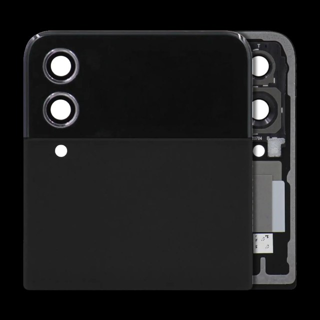 Outer Display OLED completo per Samsung Galaxy Z Flip 4 5G (Service Pack) (Nero)