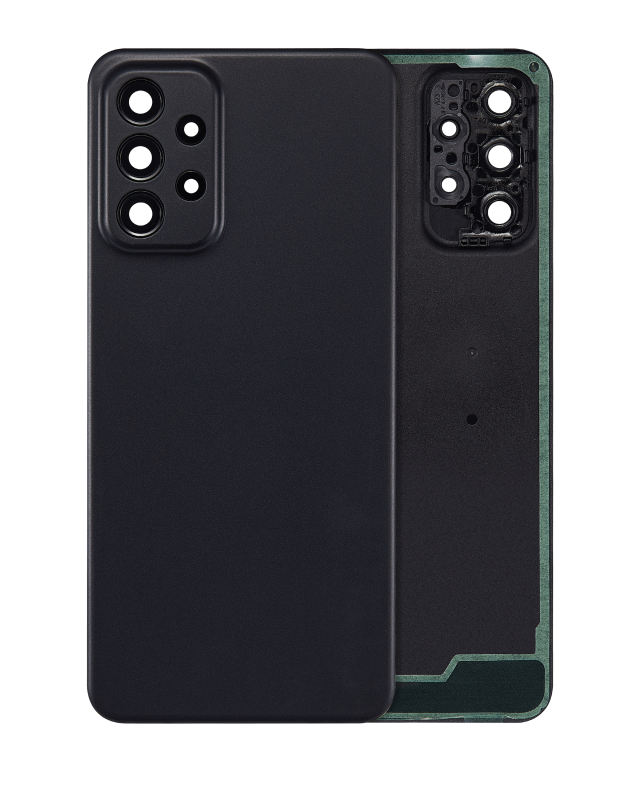 vetro cover posteriore per Samsung Galaxy A23 5G (A236 / 2022) (Nero)