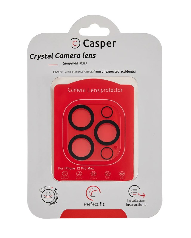 Vetro fotocamera Protector per iPhone 12 Pro Max (Crystal Full Cover)