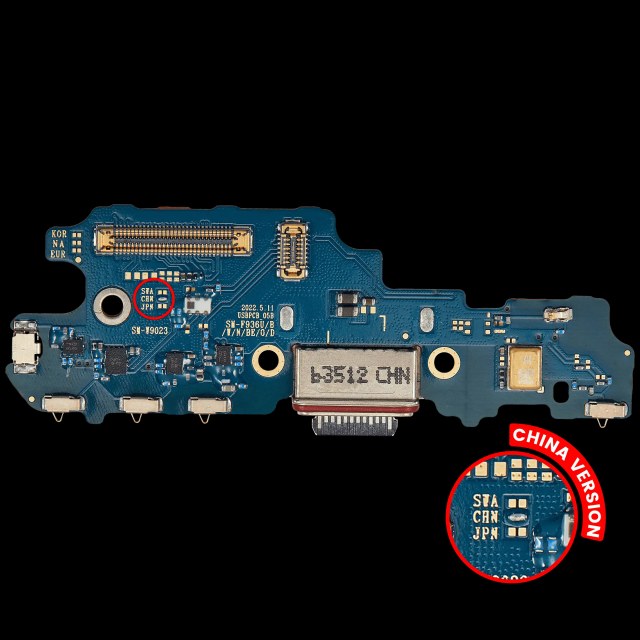 Connettore di ricarica Scheda per Samsung Galaxy Z Fold 4 (F9360) (China Version) (Premium)