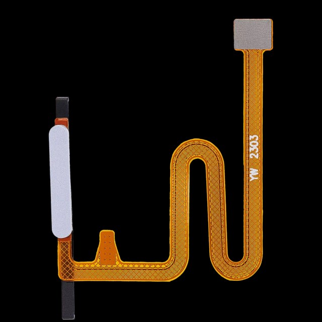 Fingerprint Reader con flat per Samsung Galaxy A14 (A145P / 2023) (Argento)
