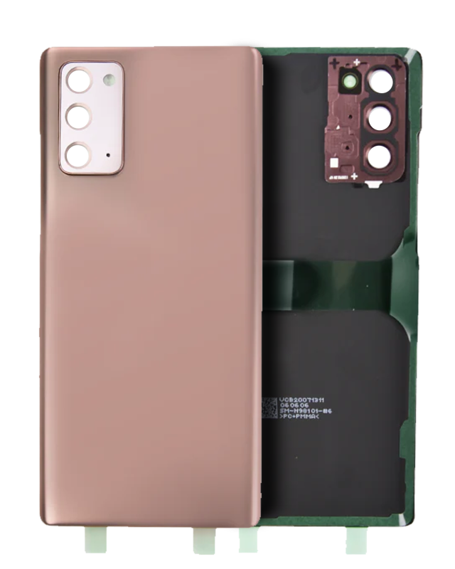vetro cover posteriore con Vetro fotocamera Samsung Galaxy Note 20 Ultra (Service Pack) (Mystic Bronze)