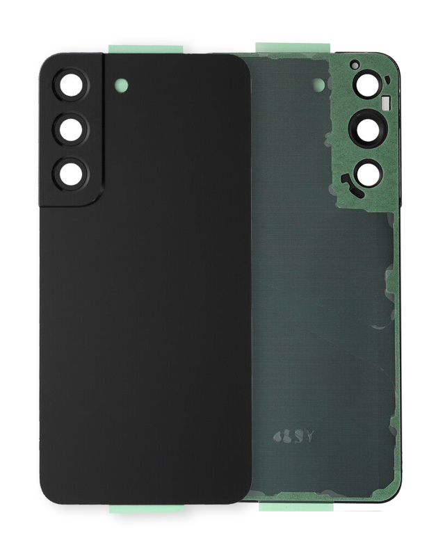 vetro cover posteriore con Vetro fotocamera Samsung Galaxy S22 5G (Service Pack) (Phantom Nero)