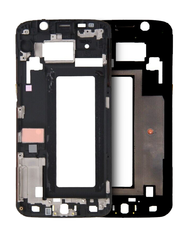 Frame centrale per Samsung Galaxy S6 Edge (Service Pack) (Nero zaffiro)