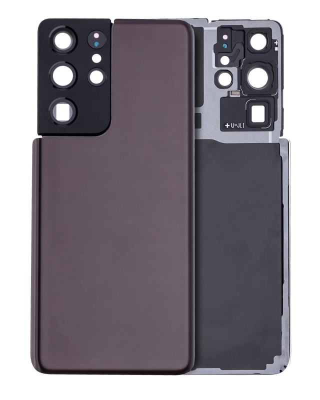 vetro cover posteriore con Vetro fotocamera per Samsung Galaxy S21 Ultra (Service Pack) (Phantom Brown)