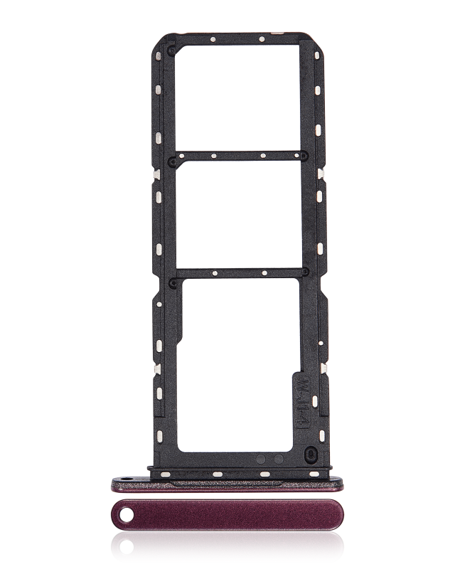 Carrellino doppia SIM per Samsung Galaxy A14 5G (A146P / R / 2023) (Dark Rosso)
