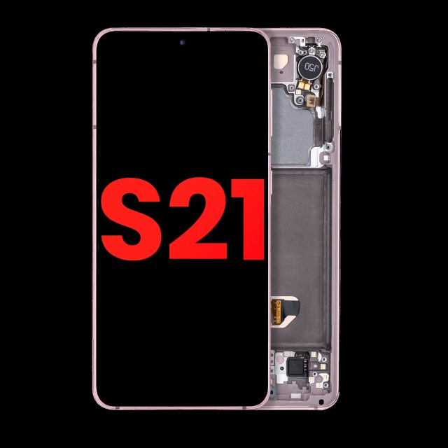 Display OLED completo con Frame per Samsung Galaxy S21 5G (Phantom Violet)