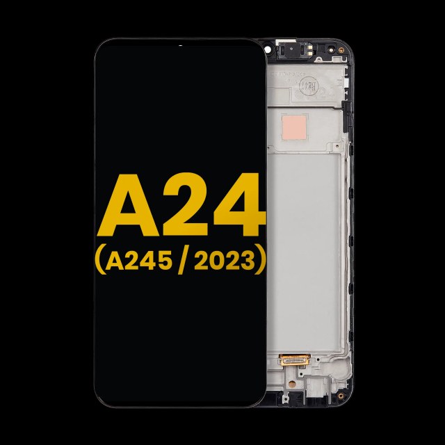Display OLED completo con Frame per Samsung Galaxy A24 4G (A245 / 2023) (Refurbished) (tutti i colori)