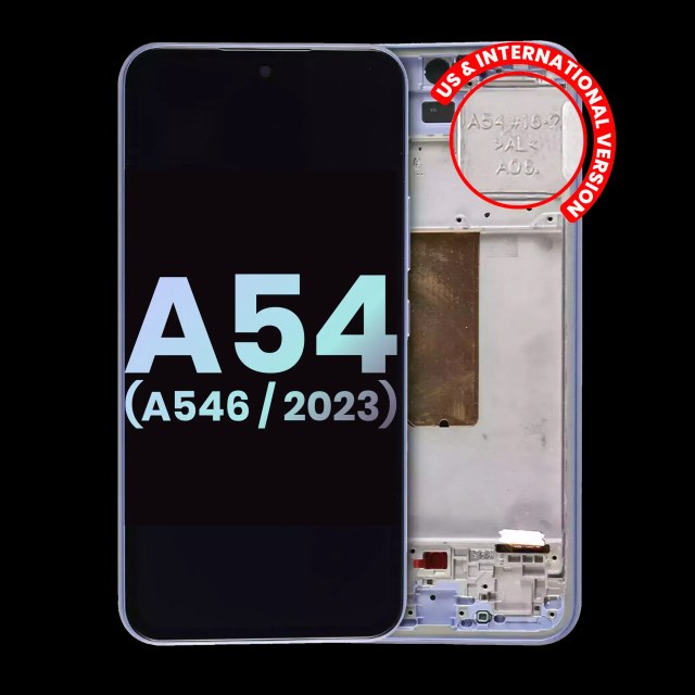 Display OLED completo con Frame per Samsung Galaxy A54 5G (A546 / 2023) (US e International Version) (Service Pack) (Violet)