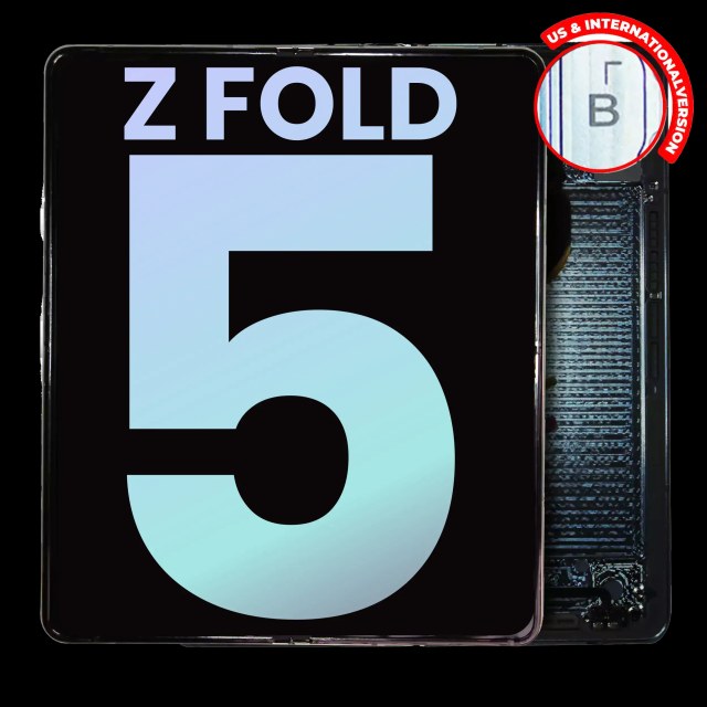 Inner Display OLED completo con Frame per Samsung Galaxy Z Fold 5 5G (US e International) (Service Pack) (Icy Blu)