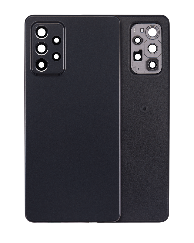 vetro cover posteriore per Samsung Galaxy A72 (A725 / 2021) (Awesome Nero)