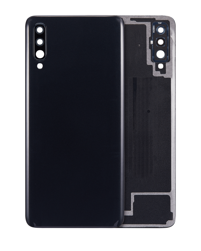 vetro cover posteriore per Samsung Galaxy A70 (A705 / 2019) (Nero)