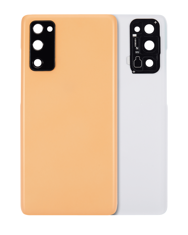 vetro cover posteriore con Vetro fotocamera per Samsung Galaxy S20 FE 5G (Cloud Arancione)