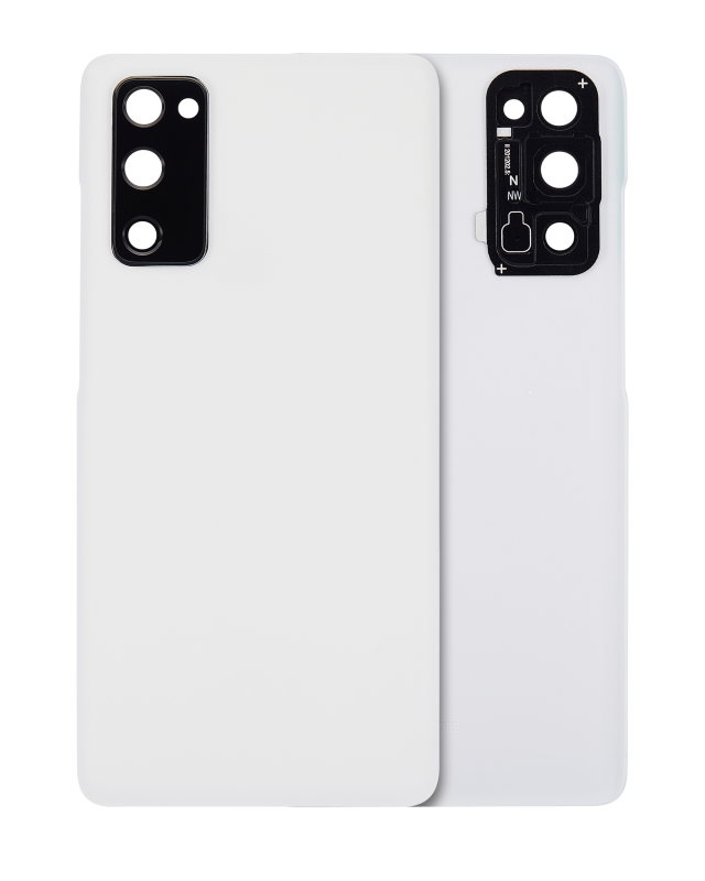 vetro cover posteriore con Vetro fotocamera per Samsung Galaxy S20 FE 5G (Bianco nuvola)