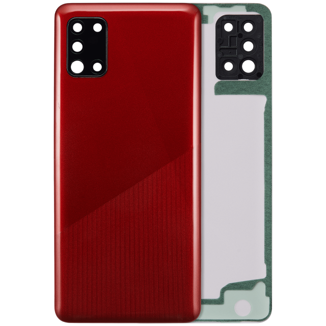 vetro cover posteriore con Vetro fotocamera per Samsung Galaxy A31 (A315 / 2020) (Prism Crush Rosso)