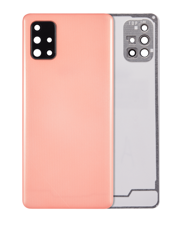 vetro cover posteriore con Vetro fotocamera per Samsung Galaxy A71 4G (A715 / 2020) ( Prism Crush Rosa)