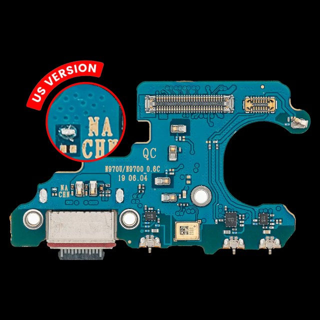 Connettore di ricarica con scheda per Samsung Galaxy Note 10 (N970U) (US Version) (Service Pack)