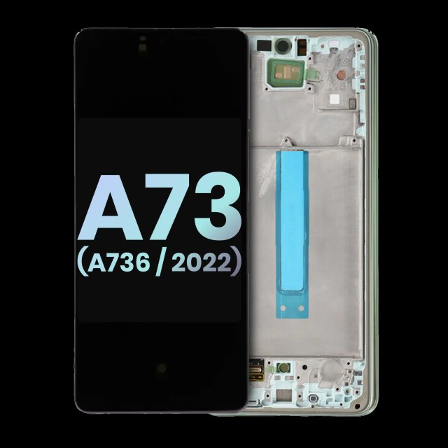 Display OLED completo con Frame per Samsung Galaxy A73 5G (A736 / 2022) (Service Pack) (Mint)