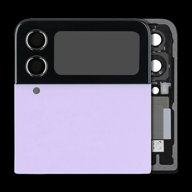 Outer Display OLED completo per Samsung Galaxy Z Flip 4 5G (Service Pack) (Bora Viola)