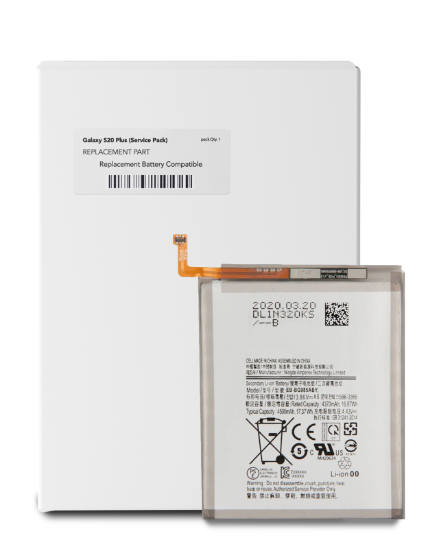 Batteria di ricambio per Samsung Galaxy S20 Plus (Service Pack)