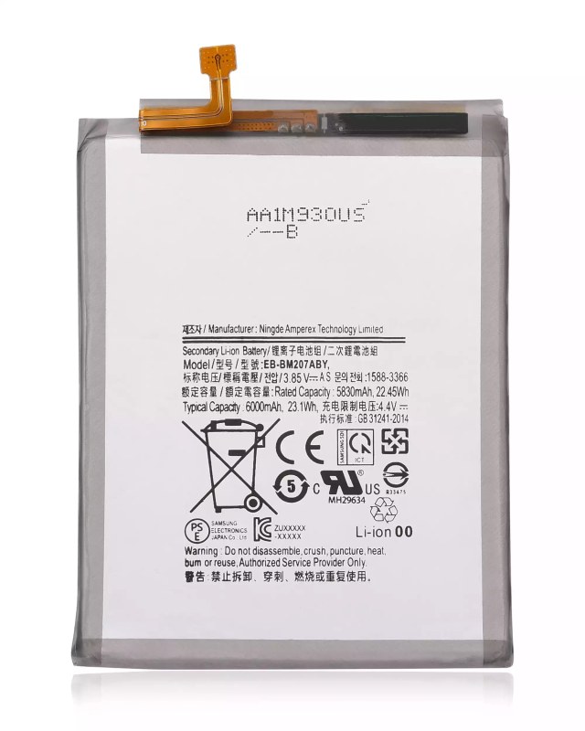 Batteria di ricambio per Samsung Galaxy M30S (M307 / 2019) / M21 (M215 / 2020) / M31 (M315 / 2020) / M21S (F415 / 2020)