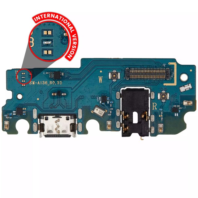 Connettore di ricarica Scheda con jack cuffie per Samsung Galaxy A13 5G (A136 / 2021) (International Version) (Premium)